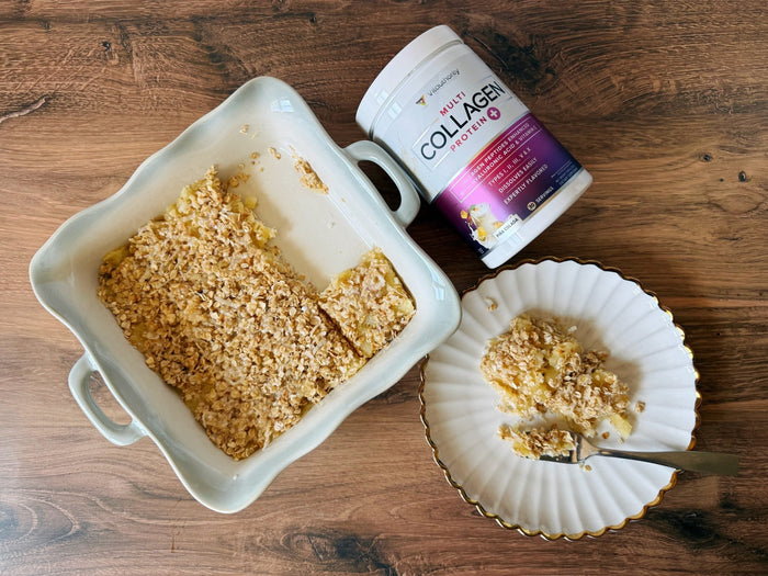 Collagen Pineapple Crumble Bars