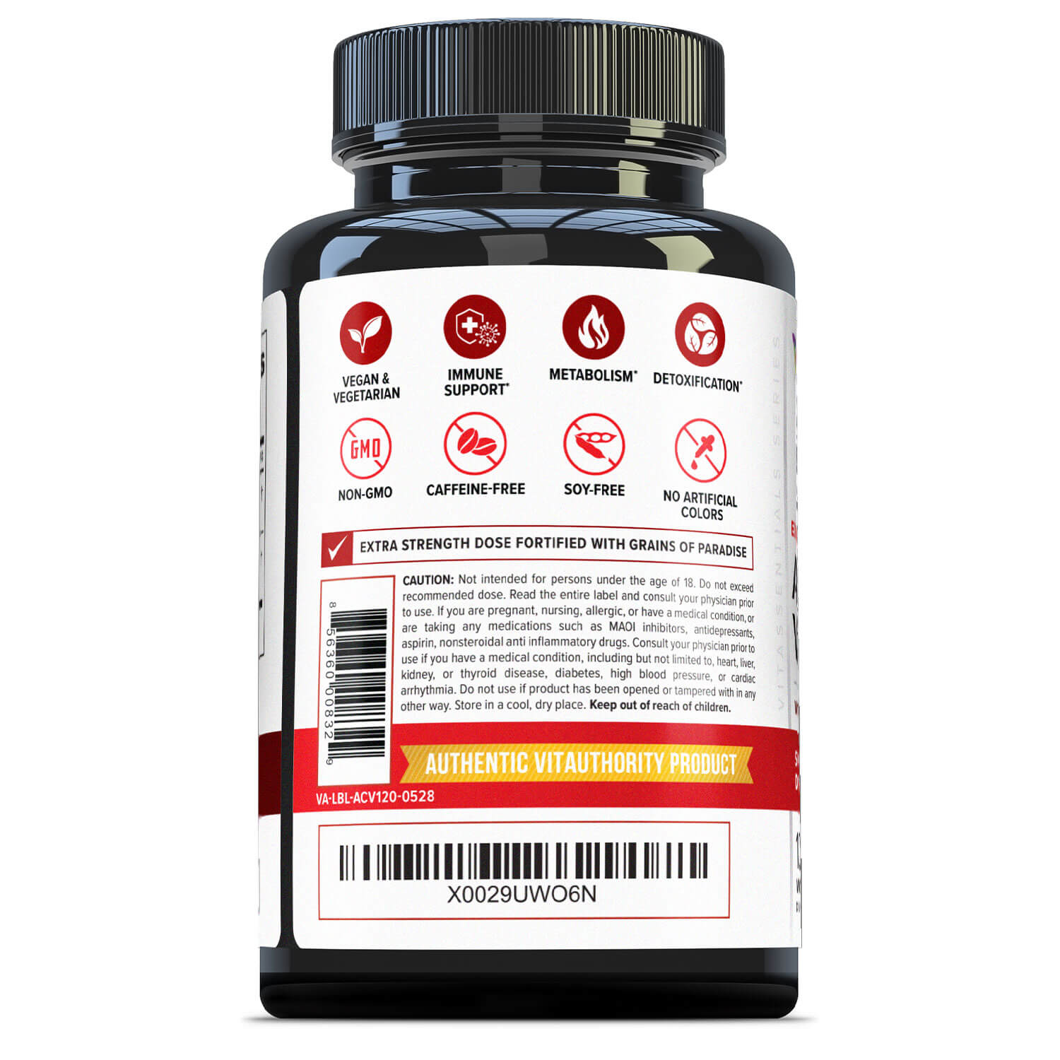 Extra Strength Apple Cider Vinegar Capsules - Vitauthority