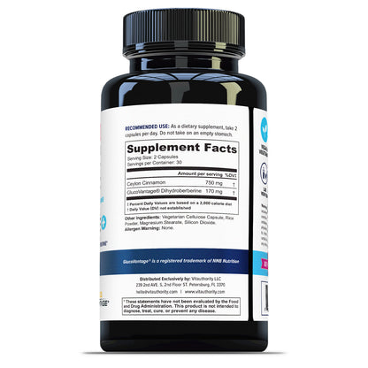 Berberine (GlucoVantage® Dihydroberberine) - Vitauthority