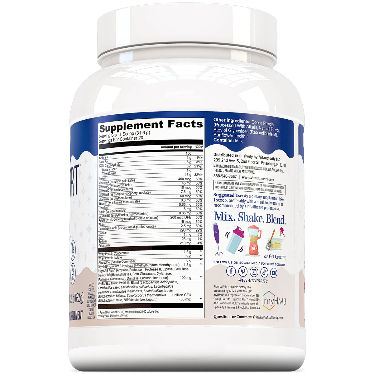 GLP-1 Support Protein Powder Supplement - Vitauthority