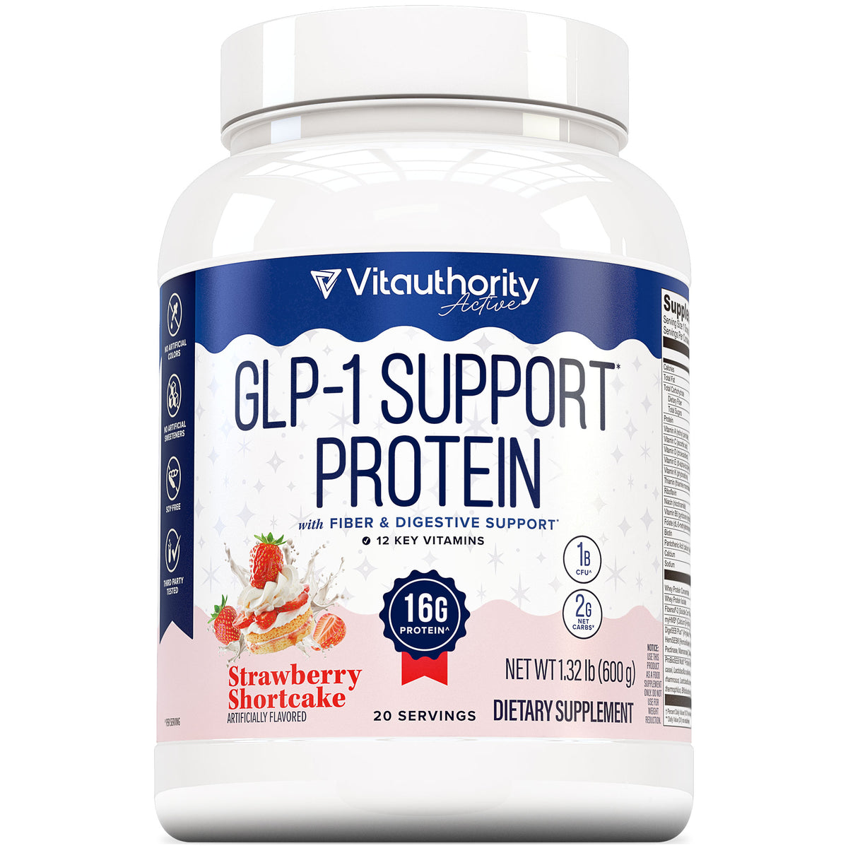 GLP-1 Support Protein Powder Supplement - Vitauthority