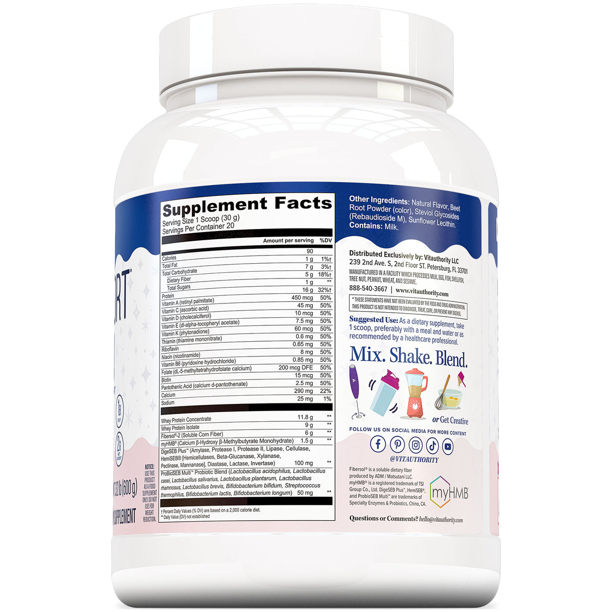 GLP-1 Support Protein Powder Supplement - Vitauthority