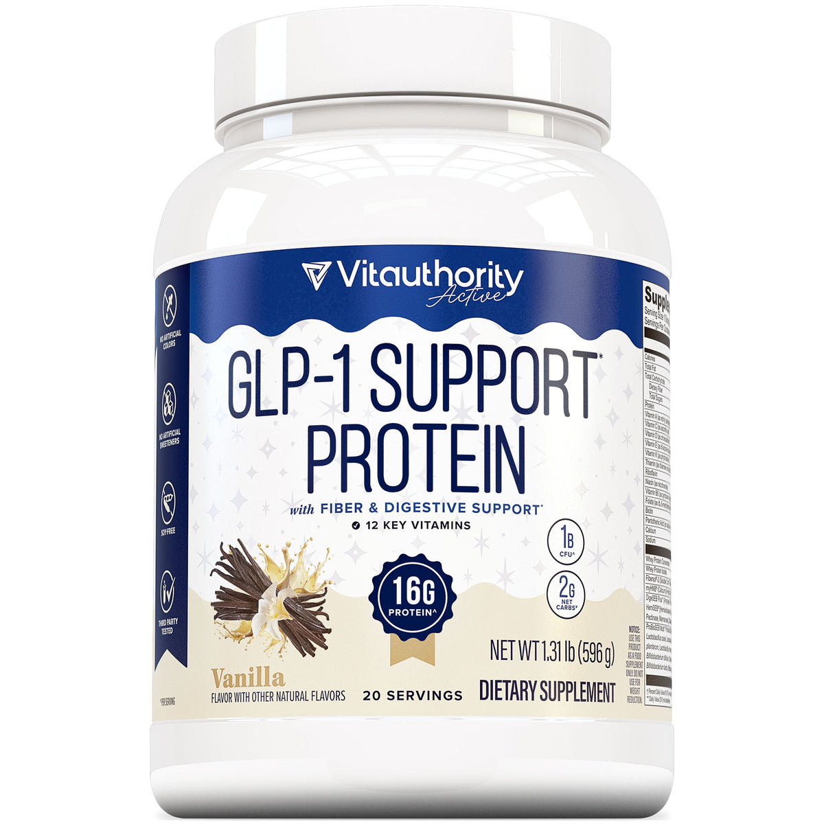 GLP-1 Support Protein Powder Supplement - Vitauthority