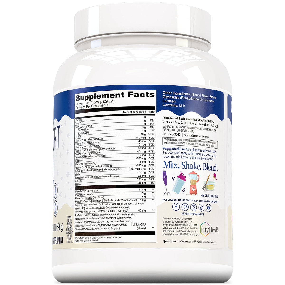 GLP-1 Support Protein Powder Supplement - Vitauthority