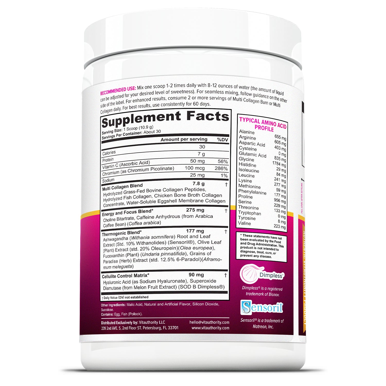 Multi Collagen Burn Powder - Offer - Vitauthority