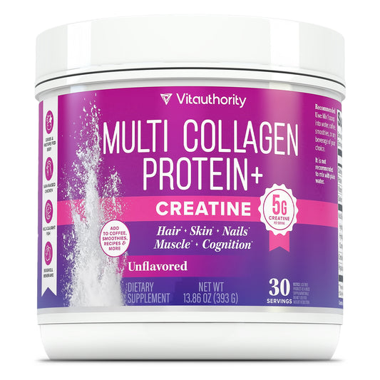 Multi Collagen Protein + Creatine - Vitauthority