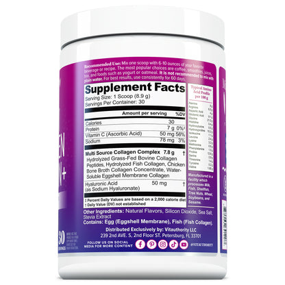 Multi Collagen Protein + Vanilla - Vitauthority