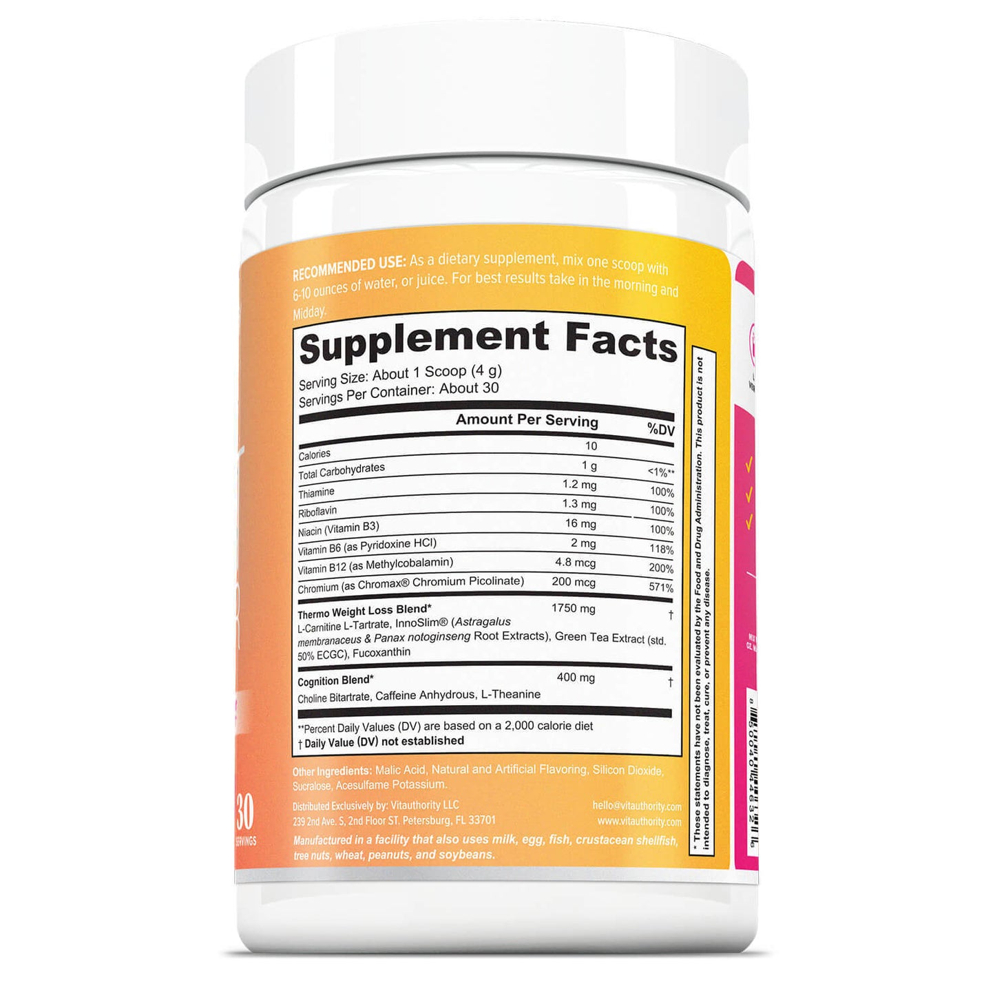 Melt Powder Thermogenic Weight Management Support - Vitauthority