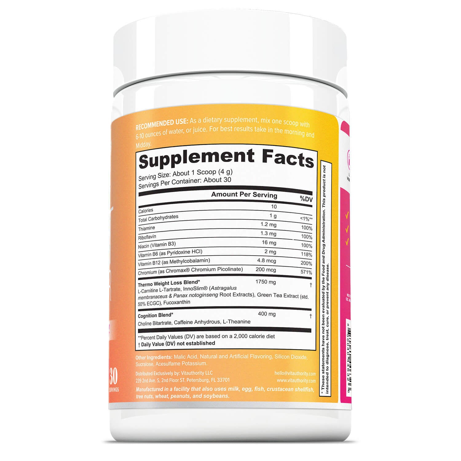 Melt Thermogenic Weight Management Support - Vitauthority