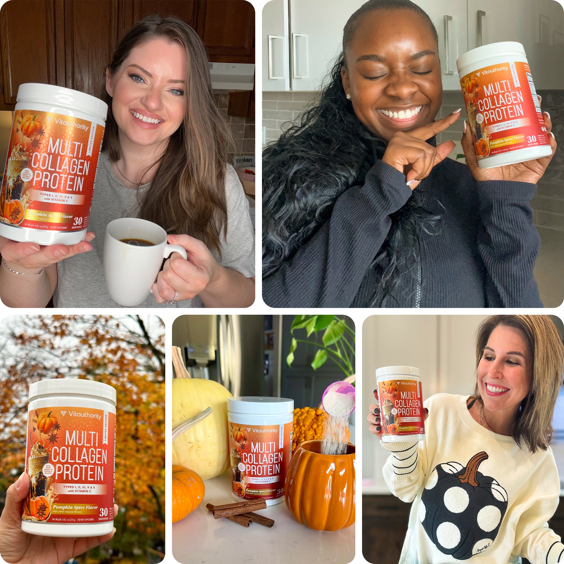 Limited Edition! Multi Collagen Protein+ - Pumpkin Spice - Vitauthority