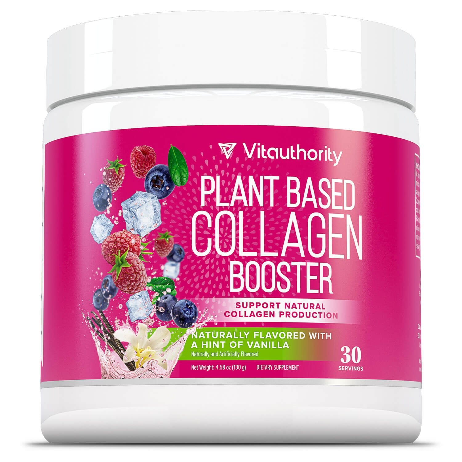 Plant Based Collagen Booster - Vanilla - Vitauthority