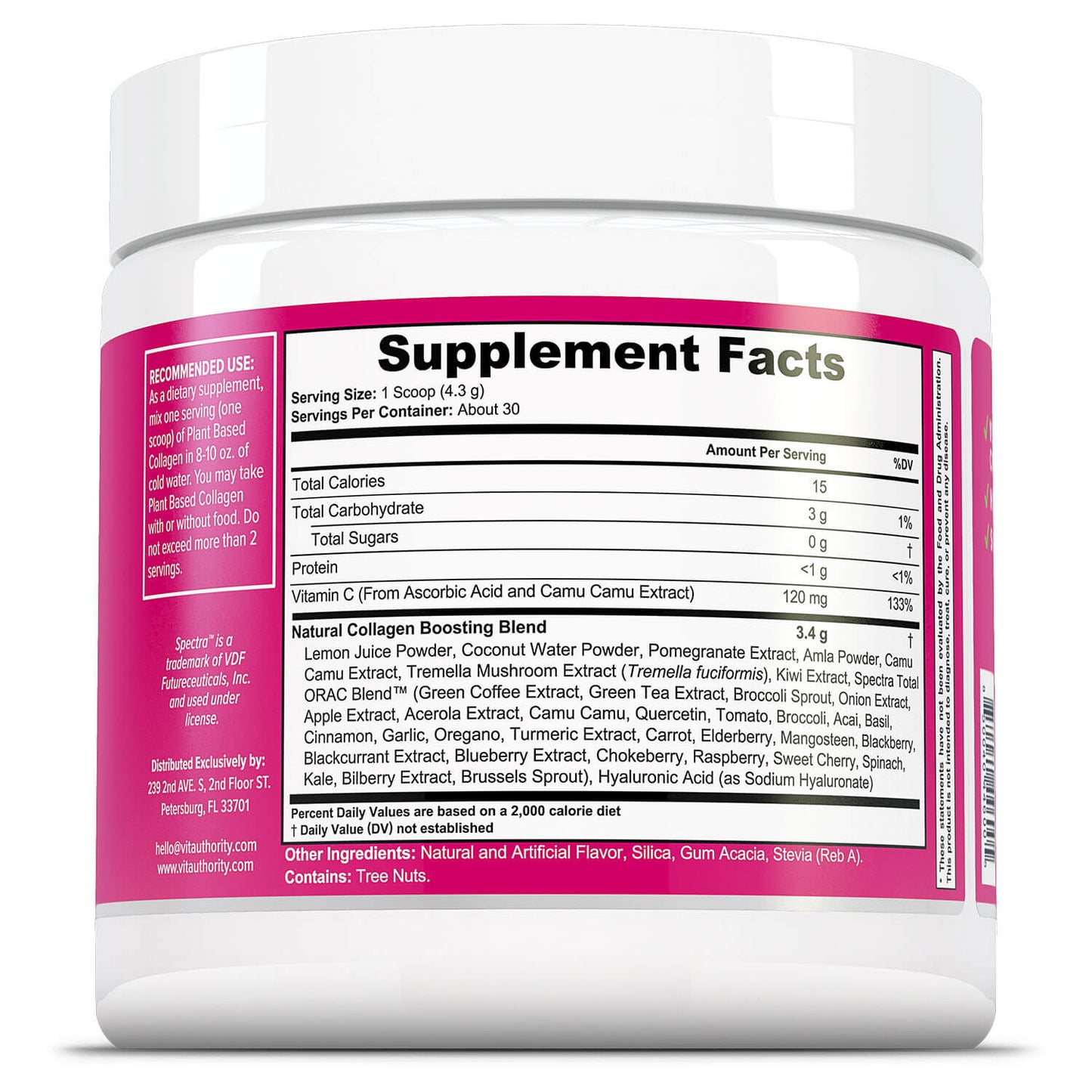 Plant Based Collagen Booster - Vanilla - Vitauthority