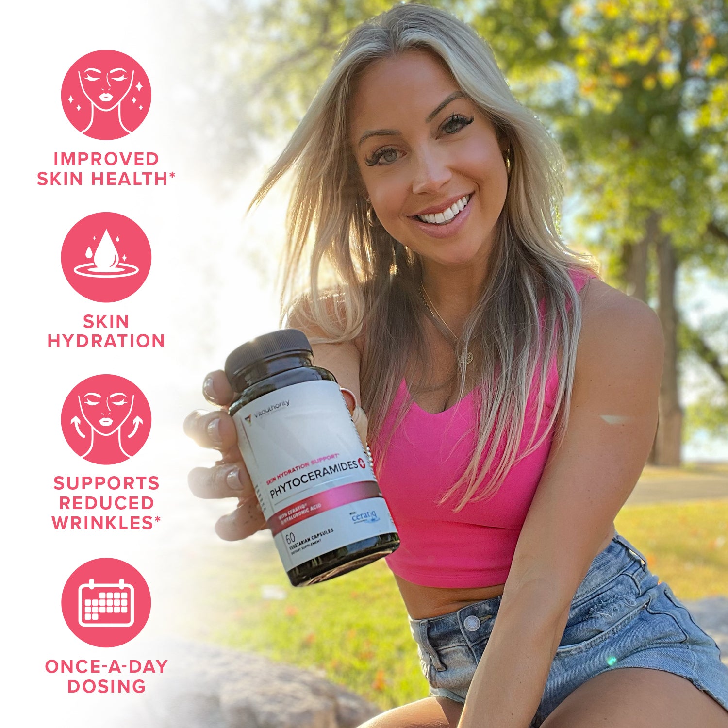 Phytoceramides Skin Hydration Support - Vitauthority