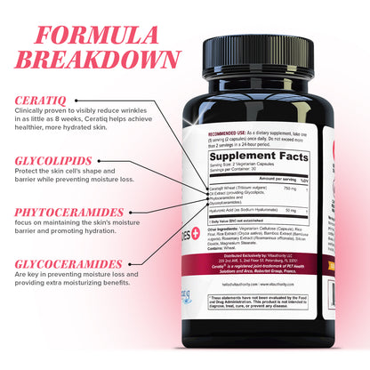 Phytoceramides Skin Hydration Support - Vitauthority