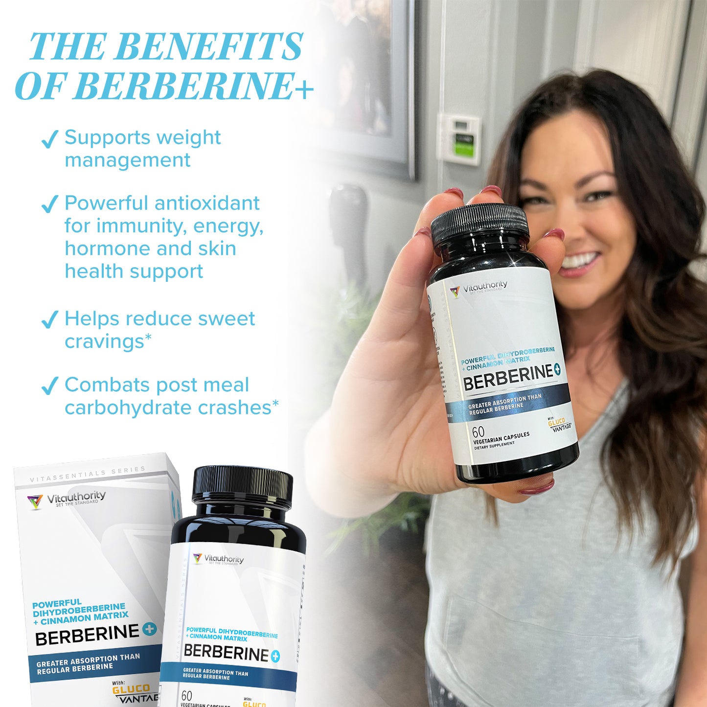 Berberine (GlucoVantage® Dihydroberberine) - Vitauthority