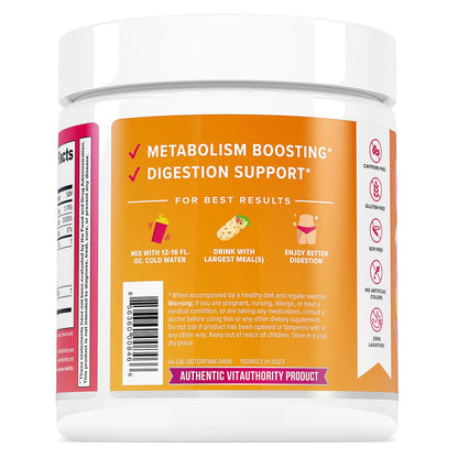 Detox Nourish Metabolism Support and Digestion Aid - Vitauthority