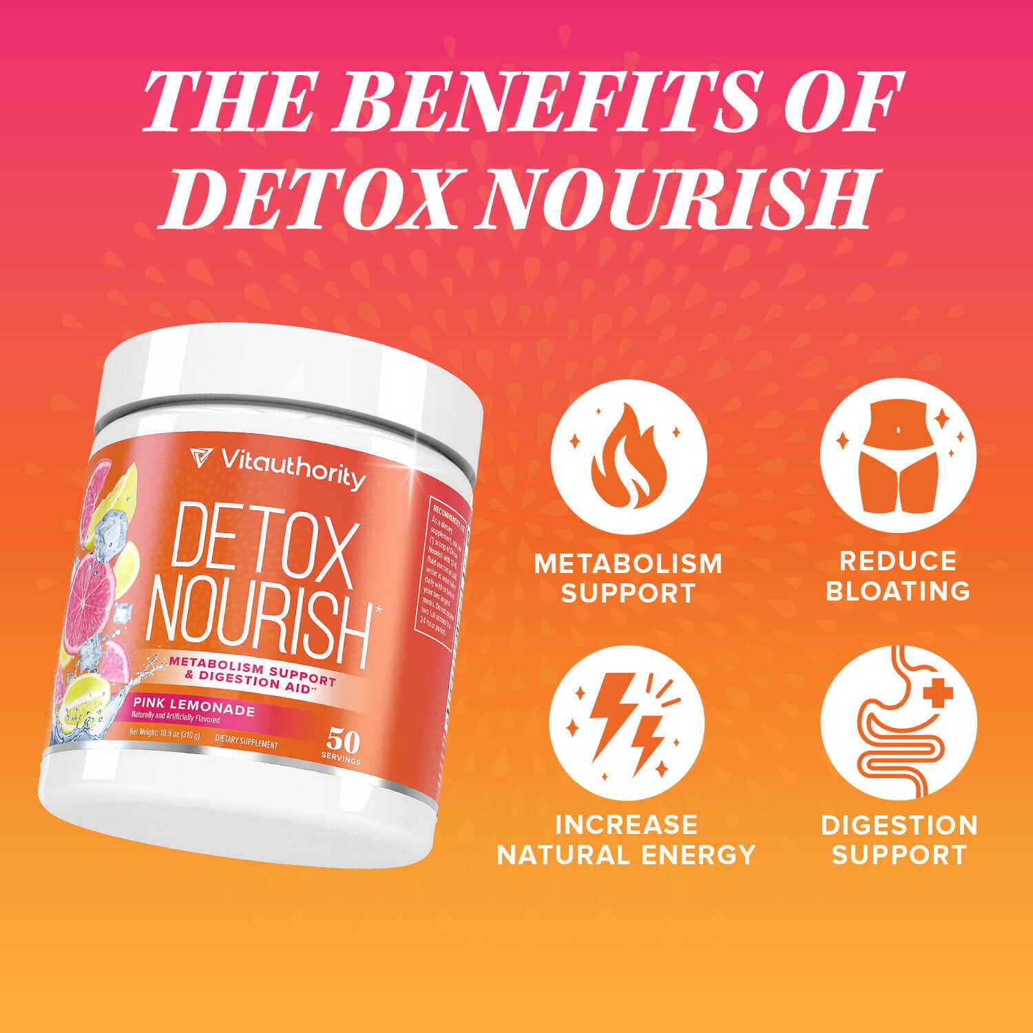 Promo - Detox Nourish Anti - Bloat Digestive Aid - Vitauthority