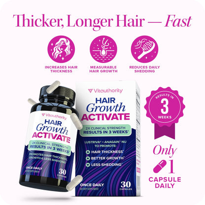 Hair Growth Activate Capsules - Vitauthority