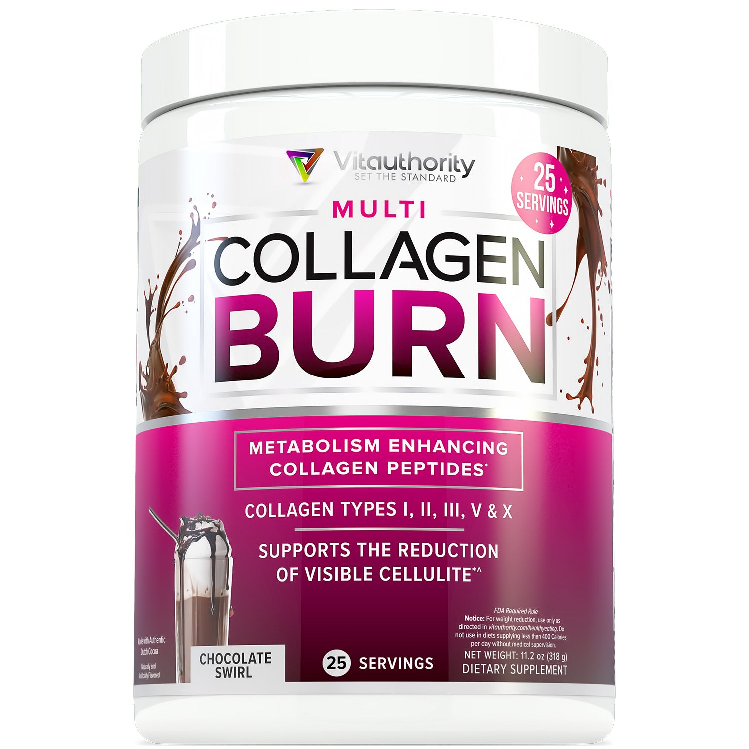 Multi Collagen Burn Chocolate Swirl | VIP EARLY ACCESS - Vitauthority