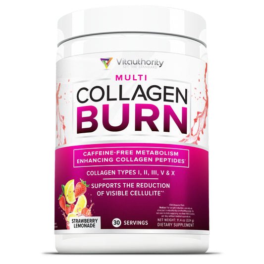 Multi Collagen Burn - Strawberry Lemonade Flavor - Vitauthority
