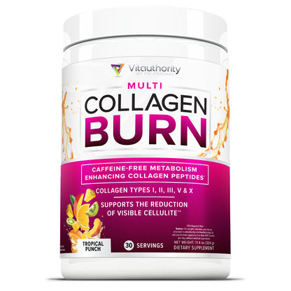Multi Collagen Burn - Tropical Punch Flavor - Vitauthority