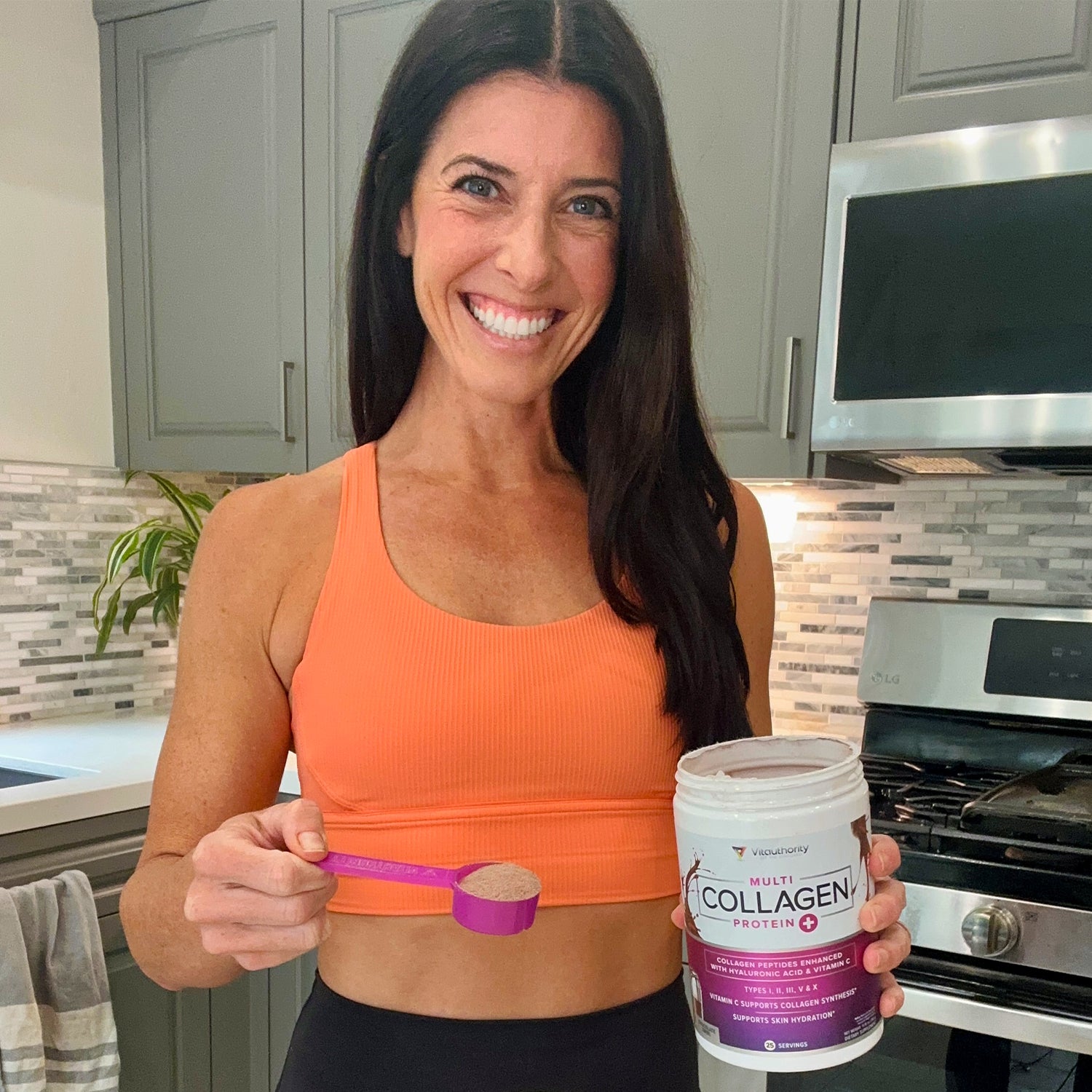 Multi Collagen Peptide Protein+ Powder - Chocolate Swirl - Vitauthority