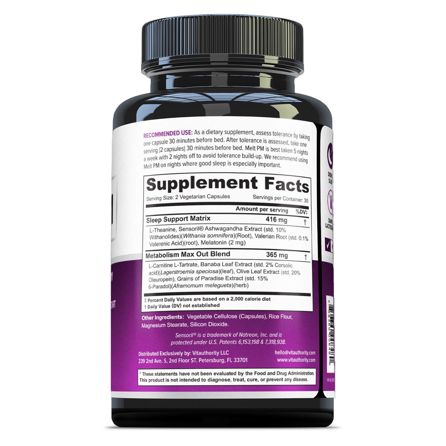 Melt PM Weight Loss Focused Sleep Support - Vitauthority