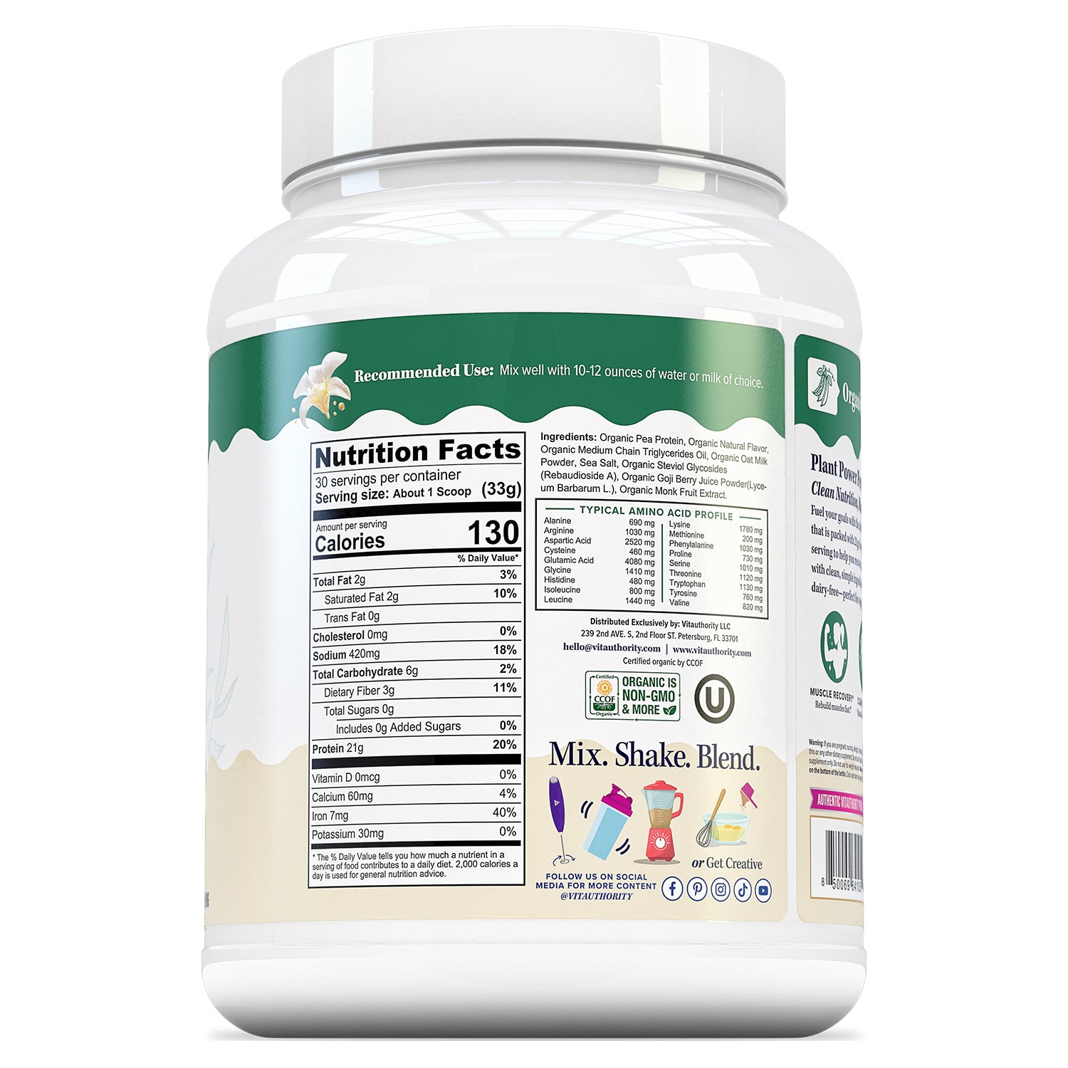 Vita Plant Protein - Vitauthority