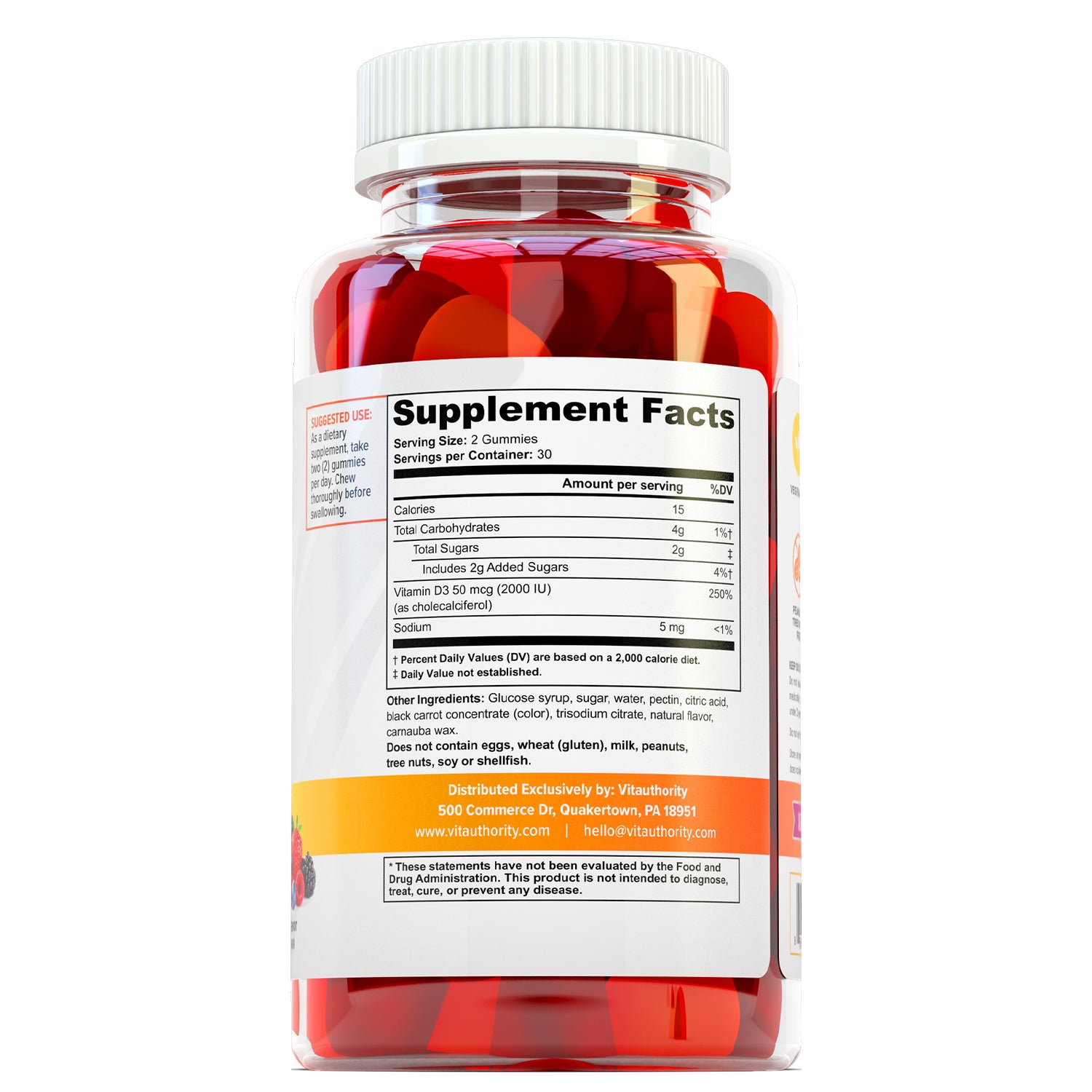 Vitamin D3 Gummies - Vitauthority