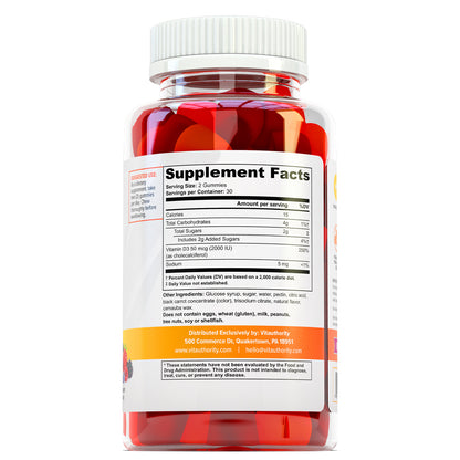 Vitamin D3 Gummies - Vitauthority