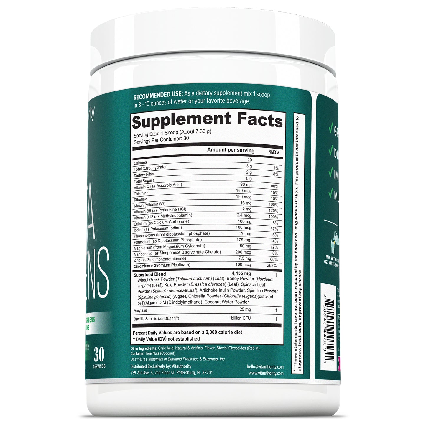 Vita Greens Superfood Powder - Vitauthority