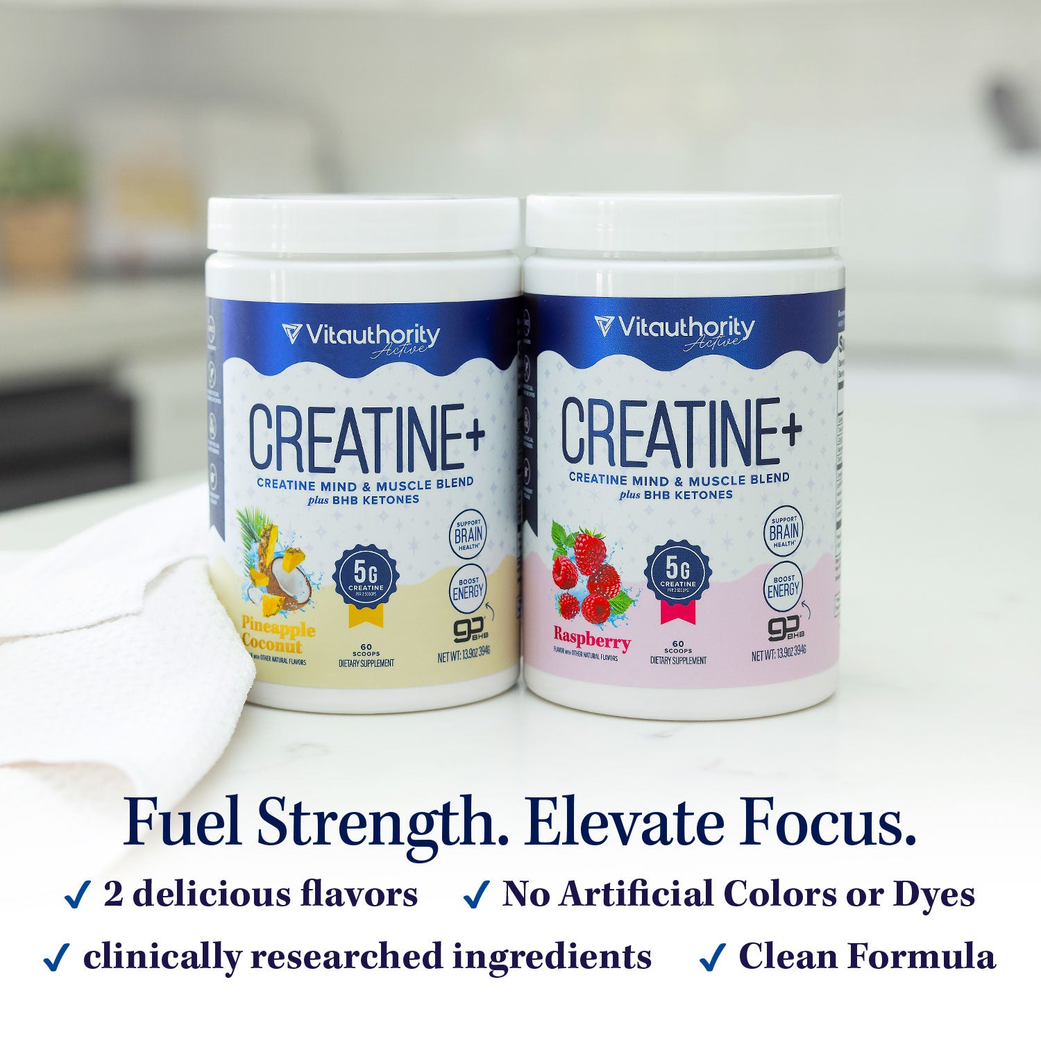 Creatine Plus Raspberry and Pineapple flavor