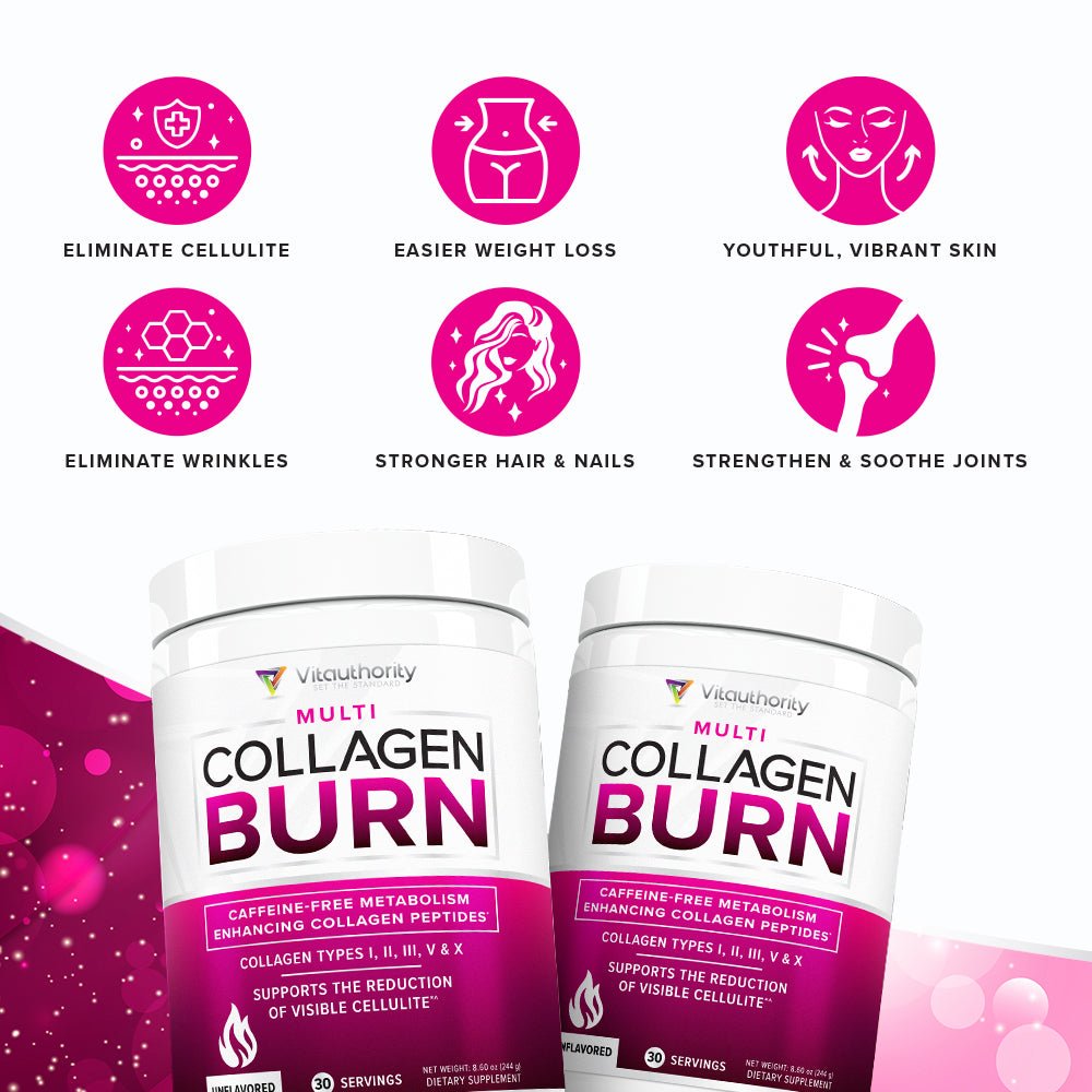 Multi Collagen Burn Powder - Unflavored - Vitauthority
