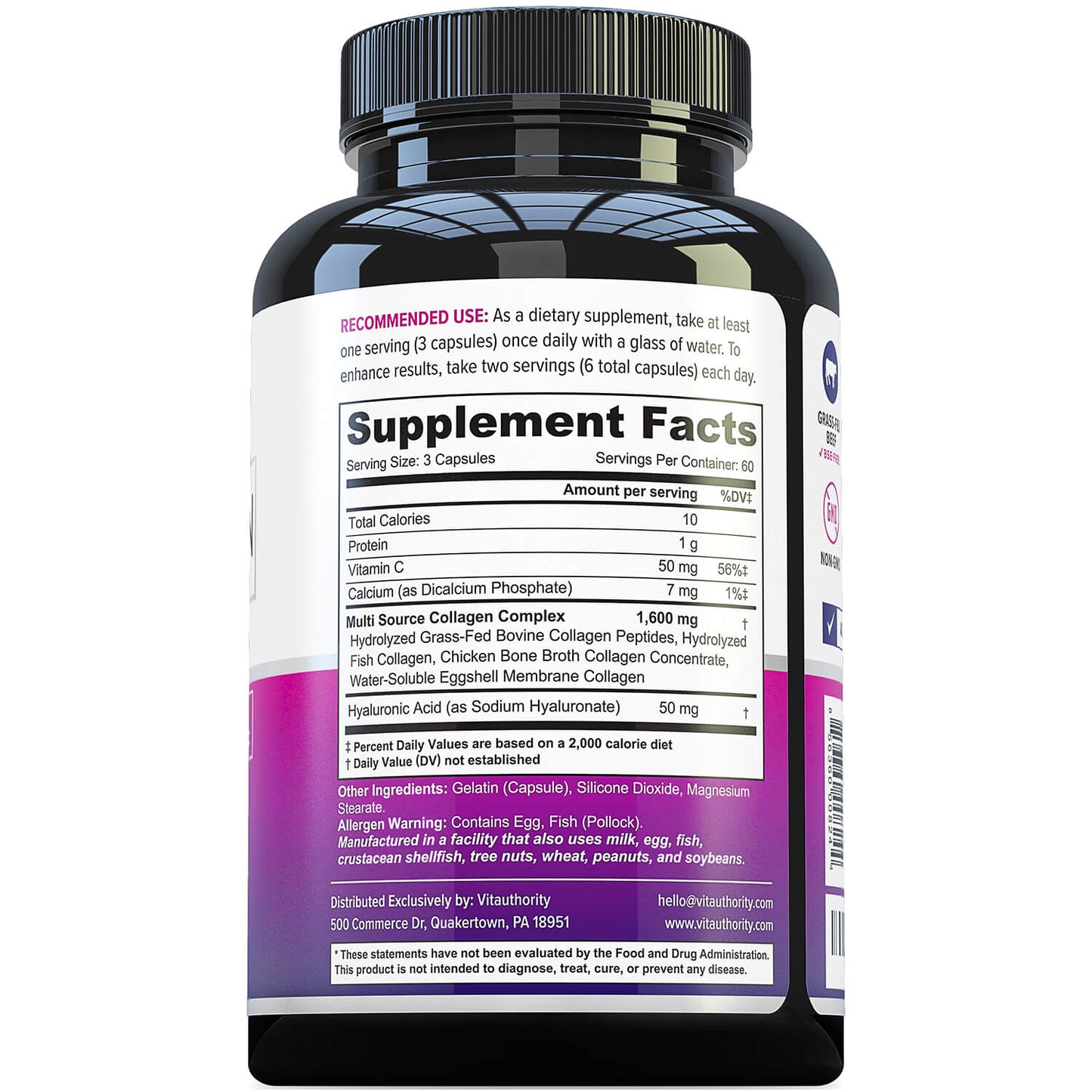 MULTI COLLAGEN CAPSULES 180 ct - Vitauthority