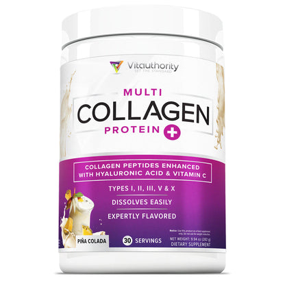 Multi Collagen Peptides - Piña Colada - Vitauthority