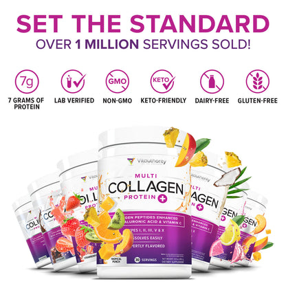 MULTI COLLAGEN + PINK LEMONADE FLAVOR - Vitauthority