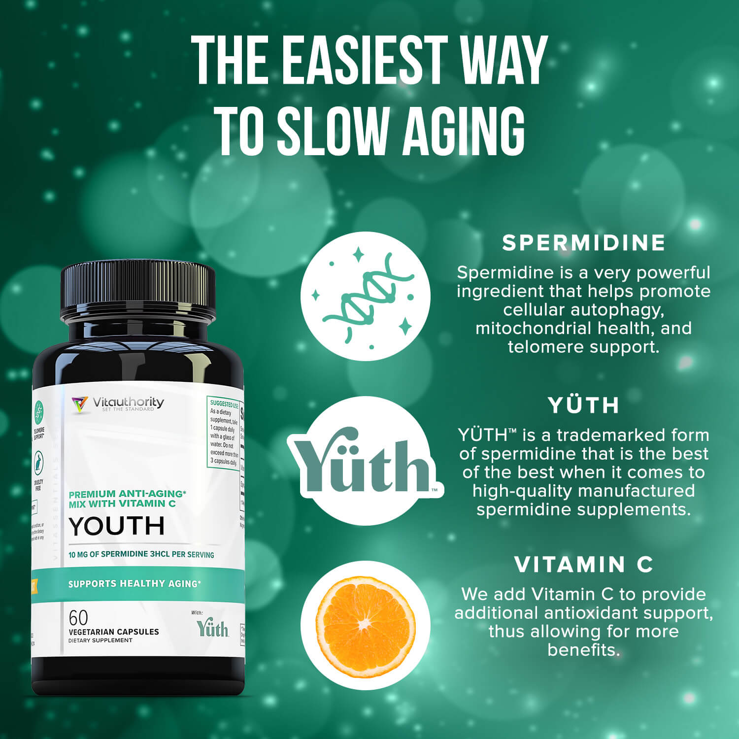Youth Anti - Aging Mix Supplement - Vitauthority
